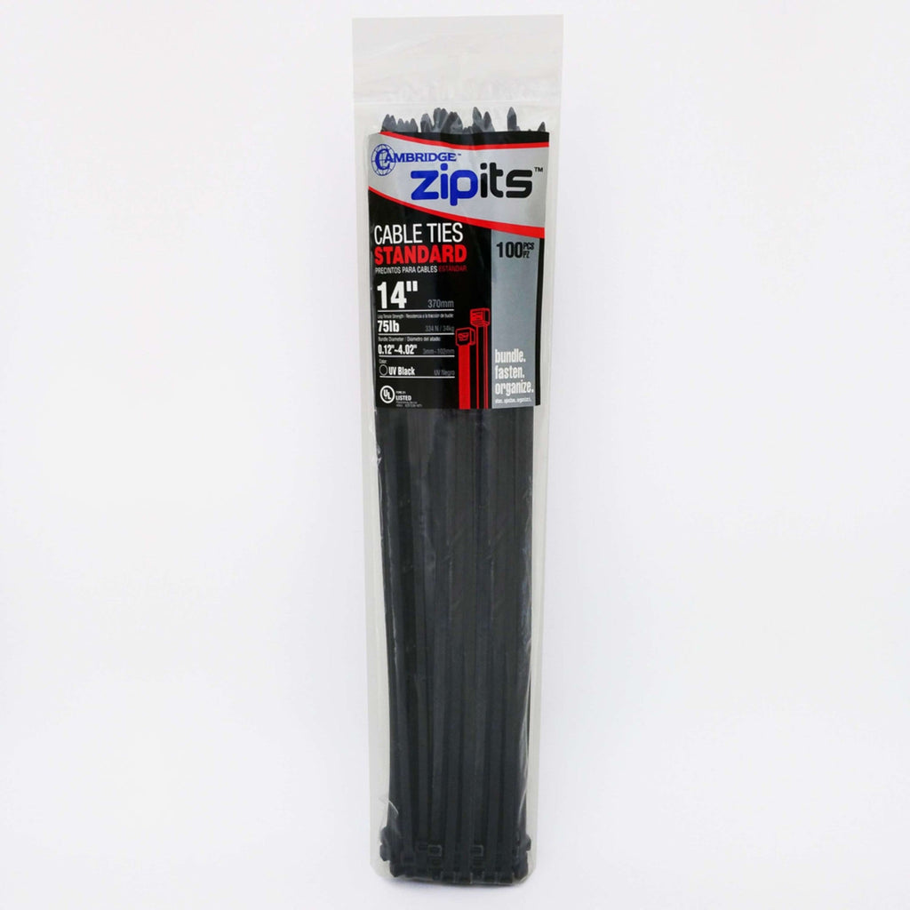 Cable Ties (Black, 14'')