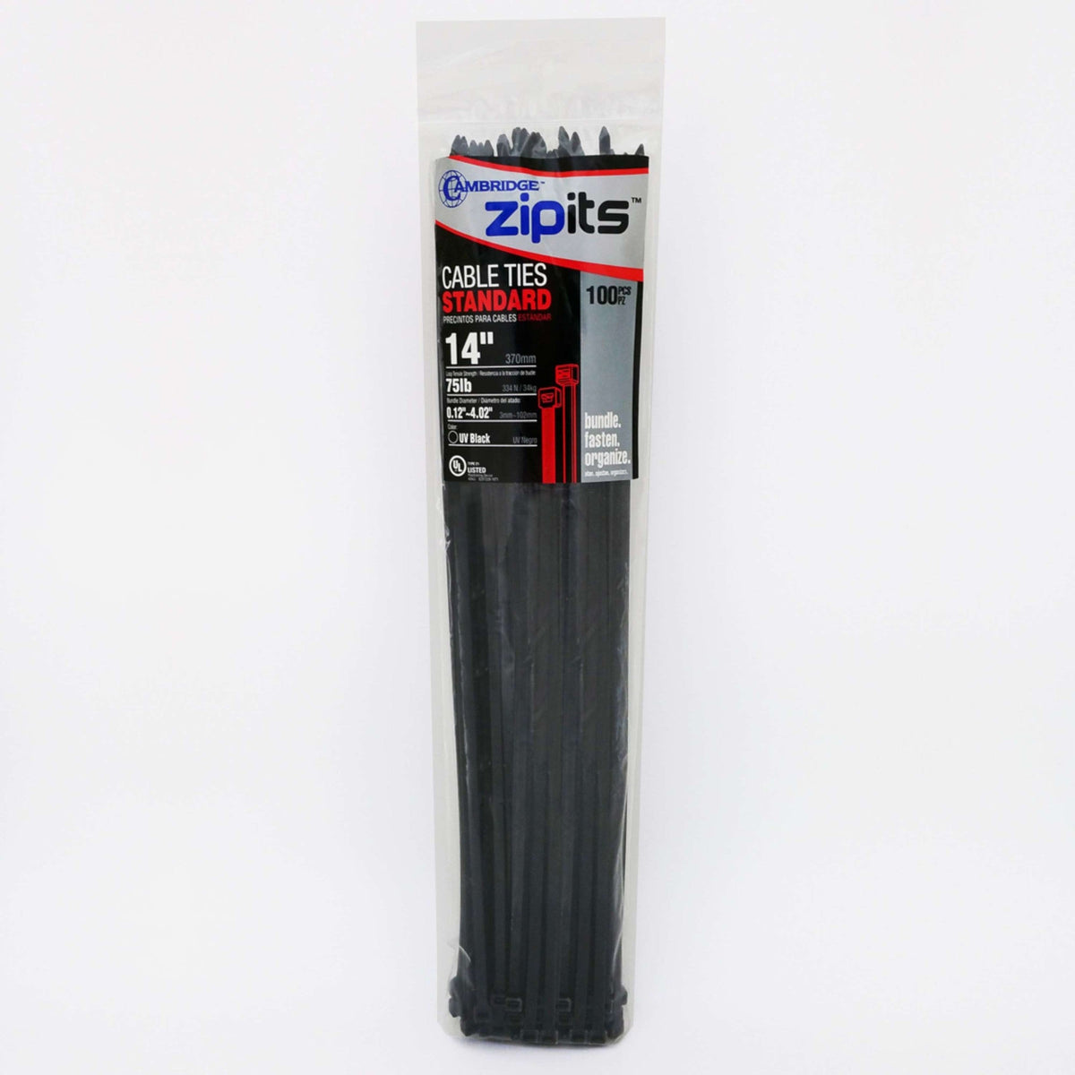 Cable Ties (Black, 14'')