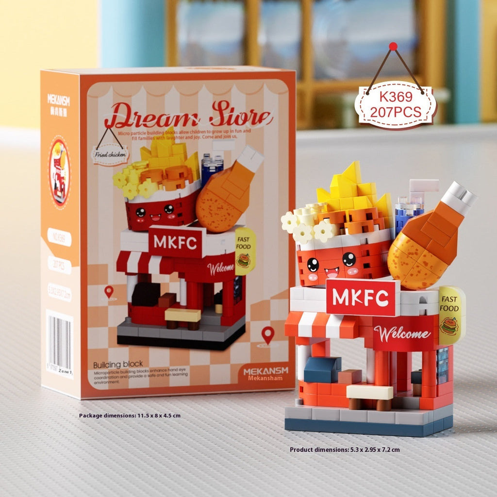 City Street View Building Blocks Children's Educational Toys