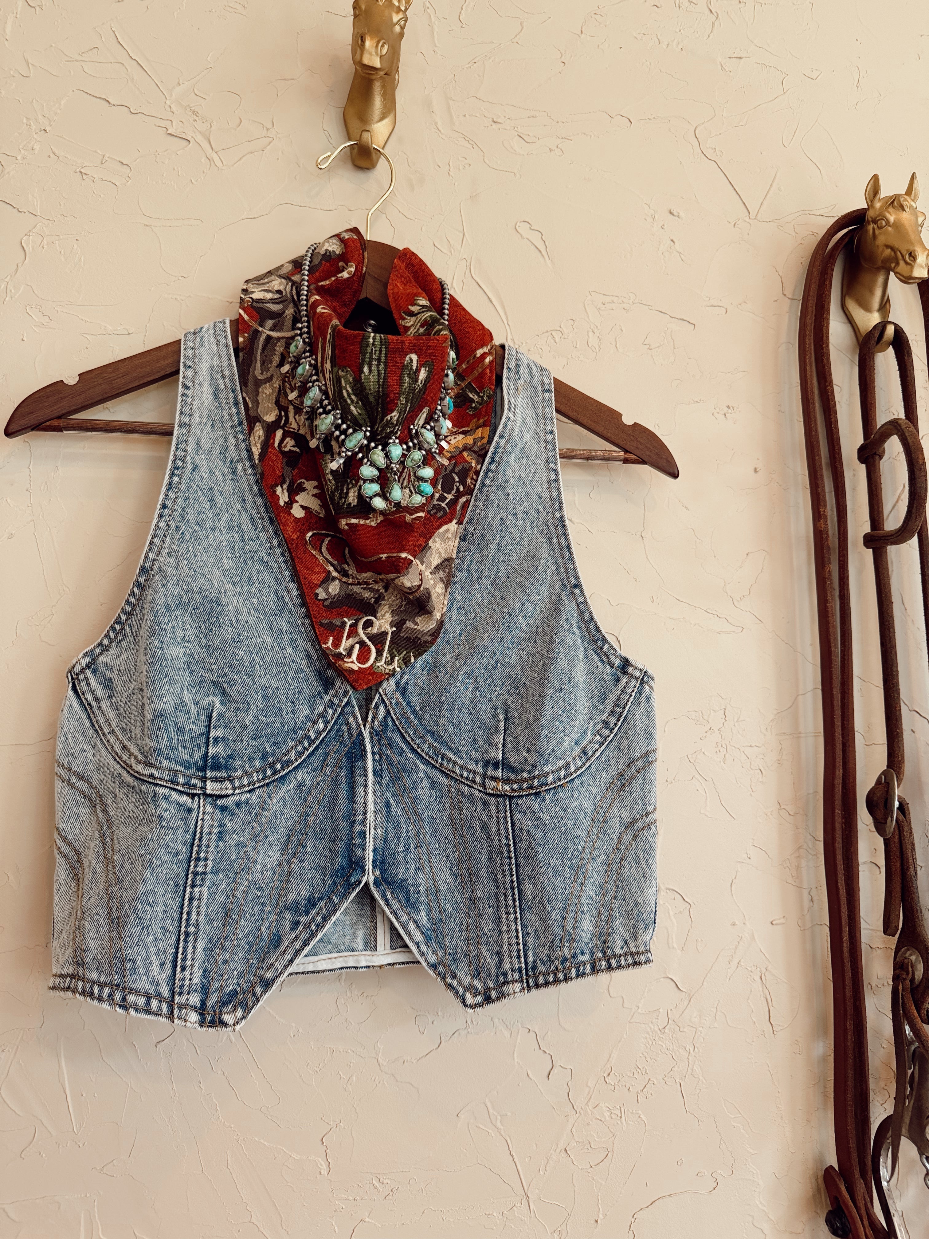 The Devan Denim Top
