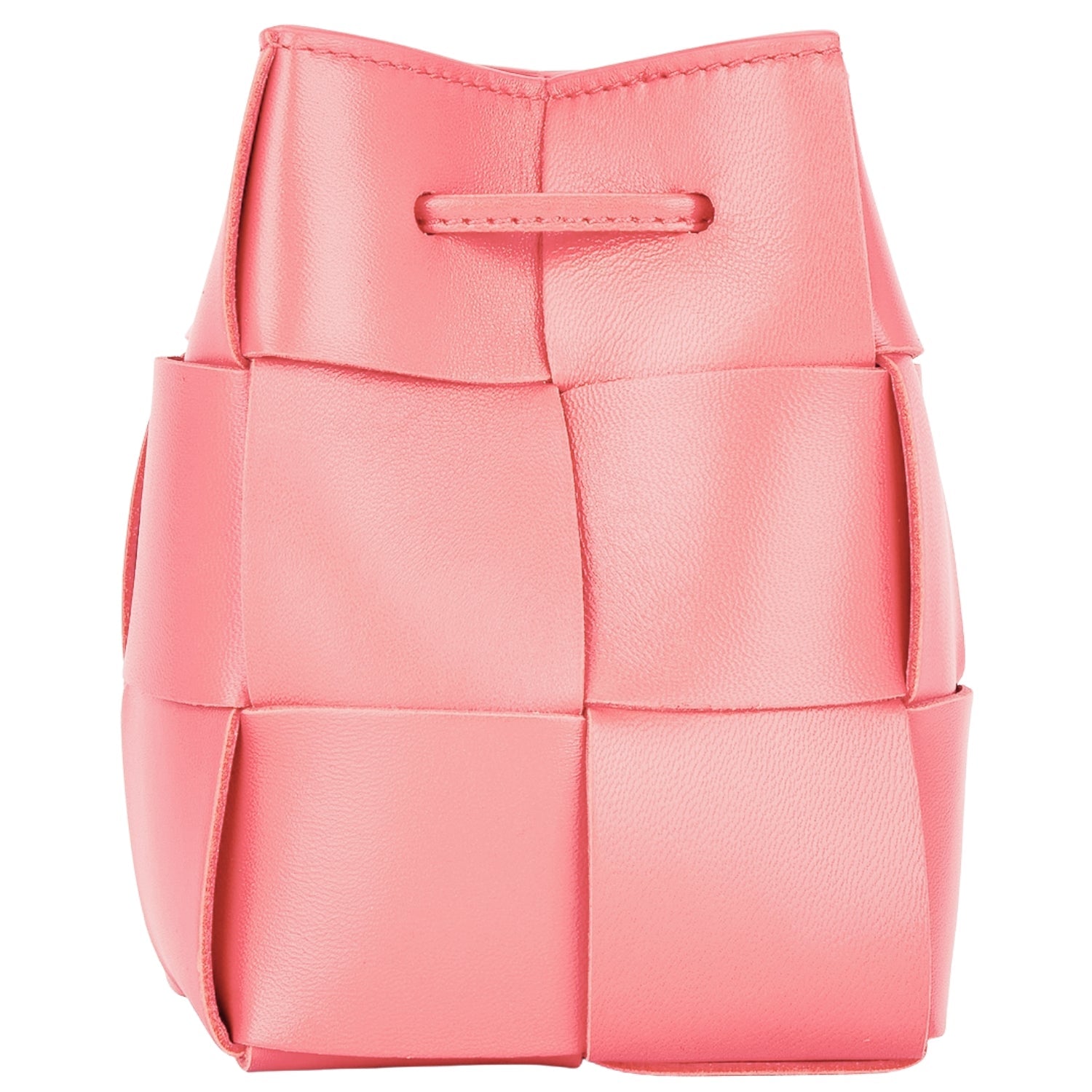 Chic Woven Mini Crossbody Bucket Bag – Lightweight Shoulder Handbag