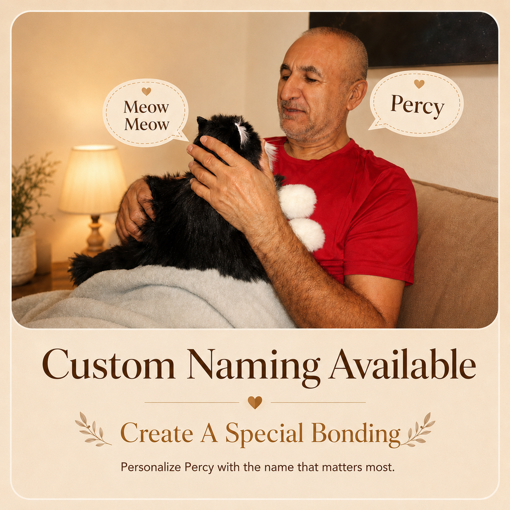 Percy Interactive Robot Cat Companion for Seniors