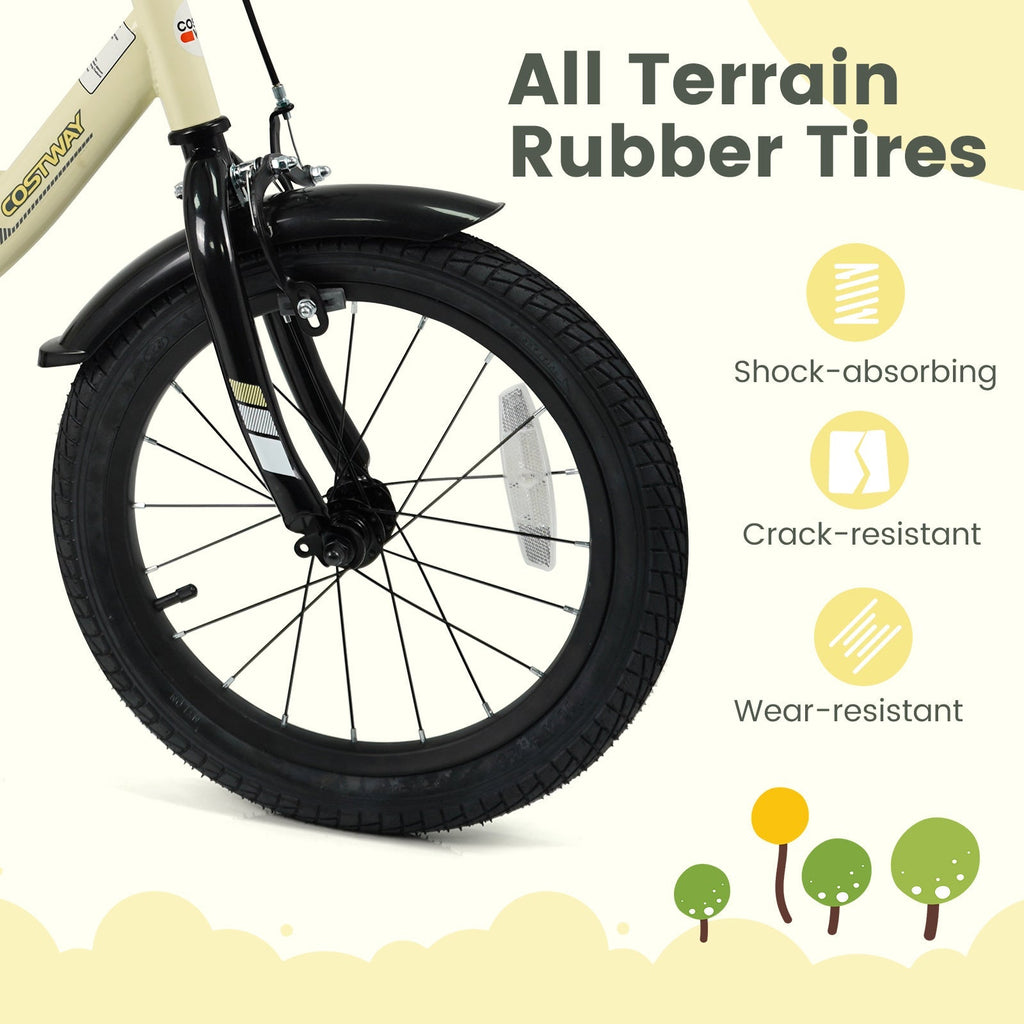 14 Inches Kids Bike Sport Bicycle with Removable Training Wheels