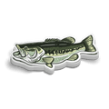 Largemouth Hard Hat Decal