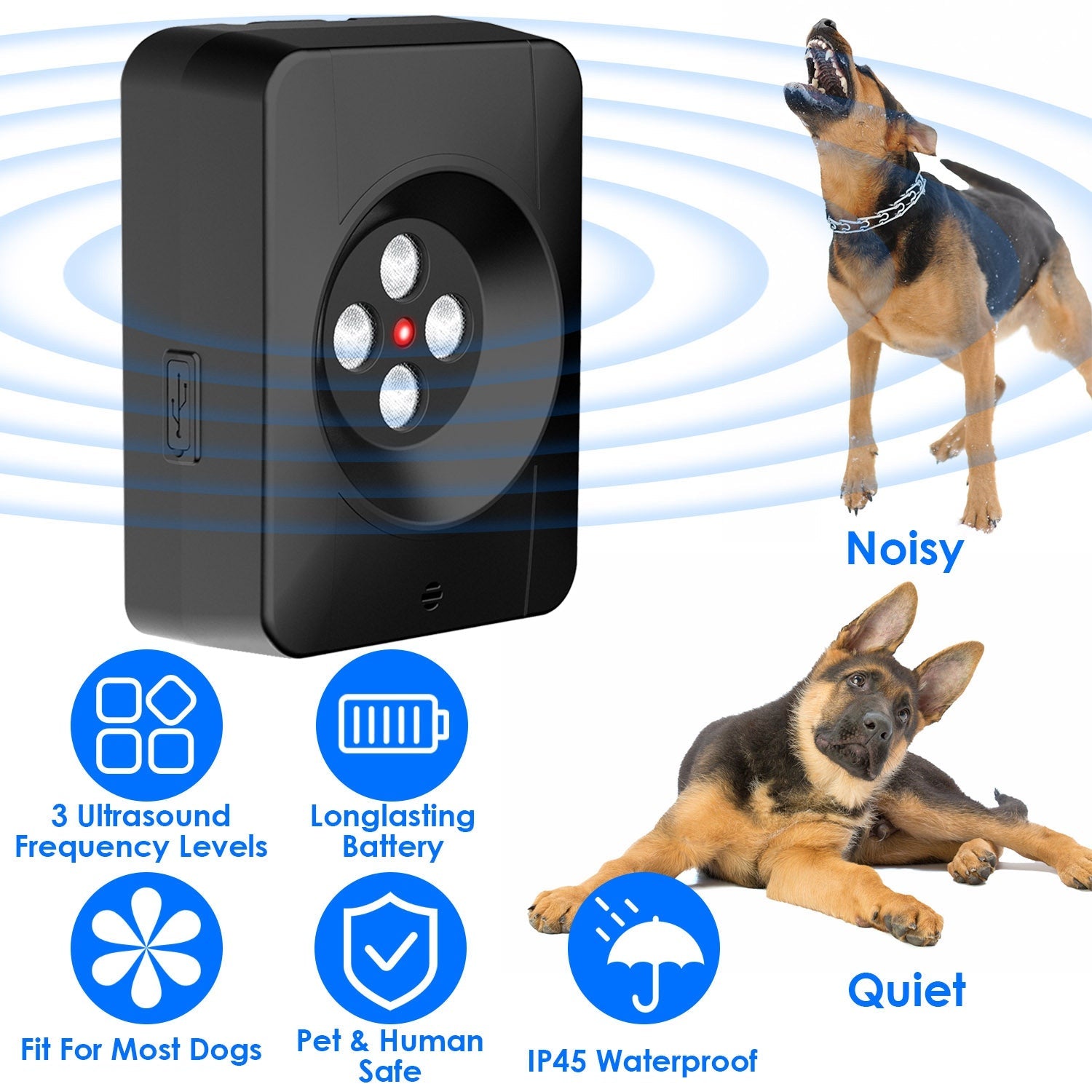 Ultrasonic Dog Bark Control Device for Indoors & Outdoors