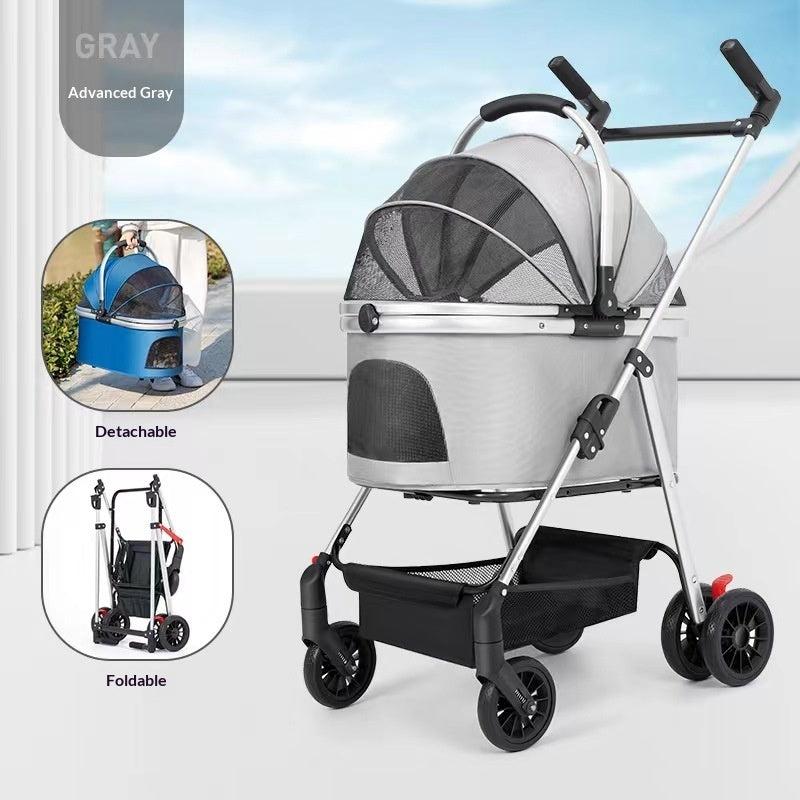 Multi-Functional Pet Stroller For Medium To Large DogsPerfect For Outdoor Adventures