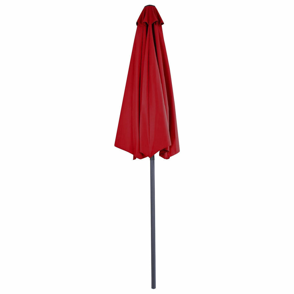 9Ft Patio Bistro Half Round Umbrella