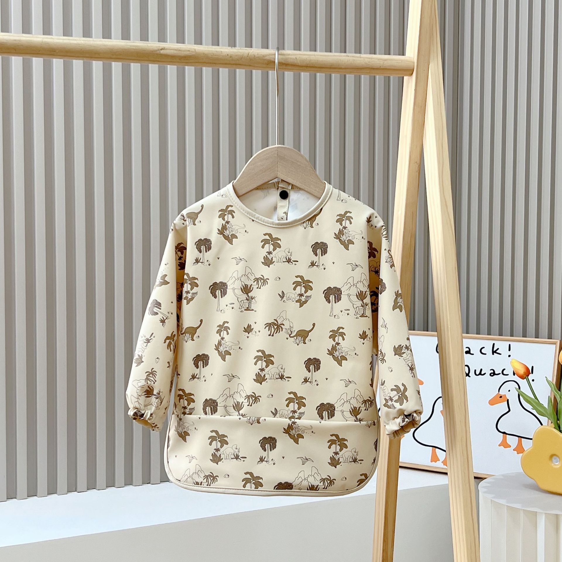 New Children's Waterproof Inside-out Wear Anti-dirty Overclothes