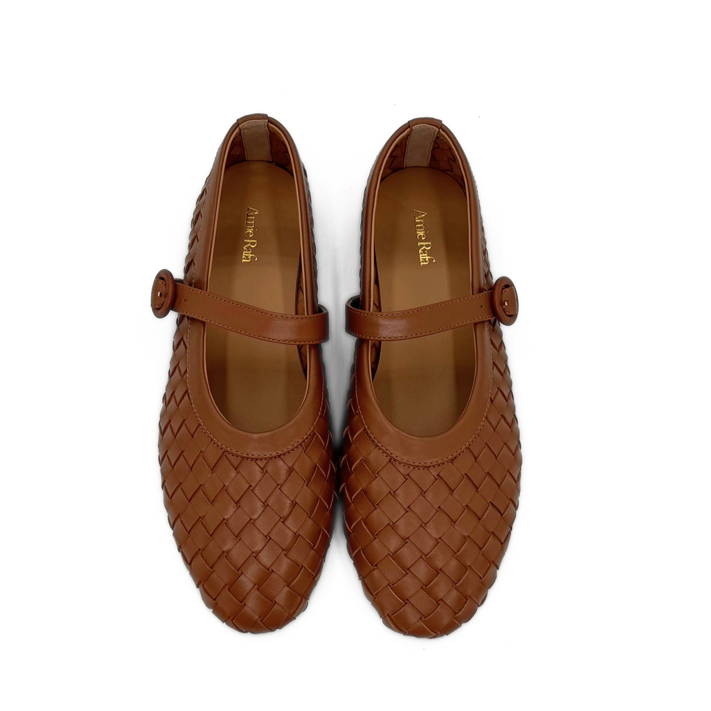Rena Woven Mary Janes