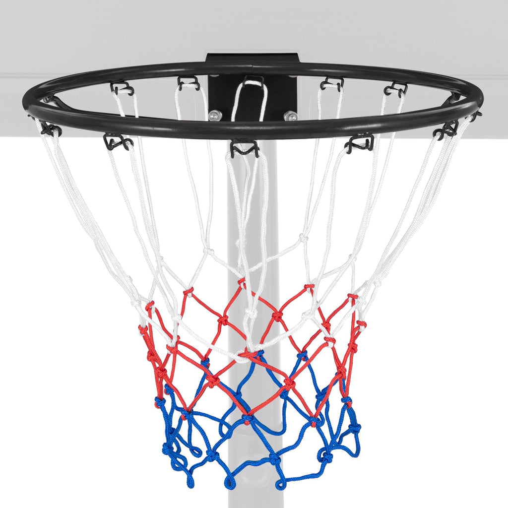 18 Inch Basketball Rim Goal Replacement with All Weather Net and Mounting Hardware