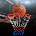 18 Inch Basketball Rim Goal Replacement with All Weather Net and Mounting Hardware
