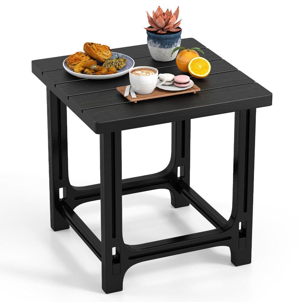 18" Adirondack Side Table with Slatted HDPE Surface