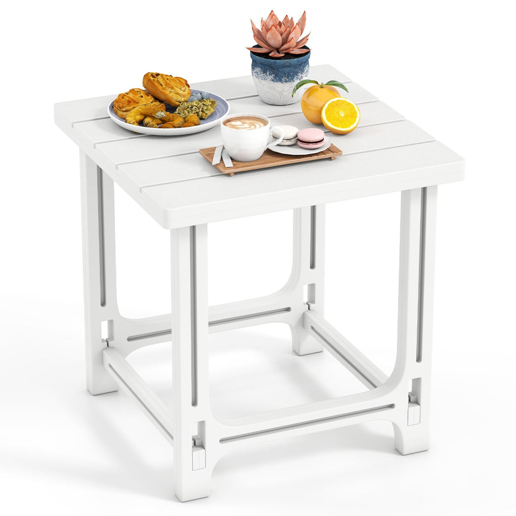 18" Adirondack Side Table with Slatted HDPE Surface