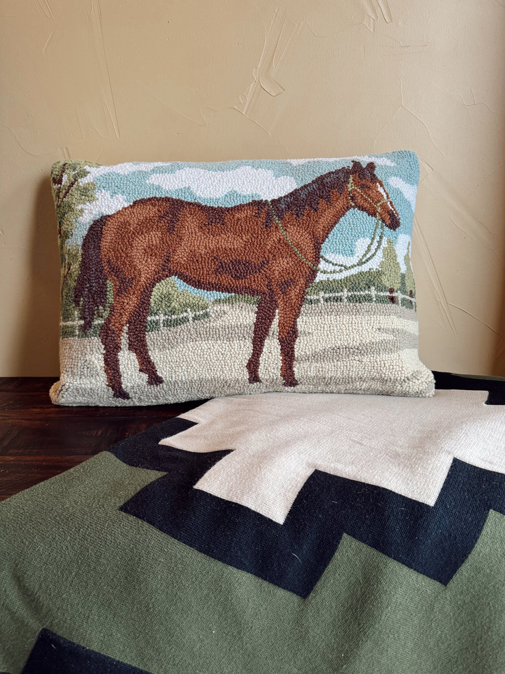 The Horse Hook Pillow
