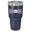 Mom Hockey 30 oz Tumbler | Navy
