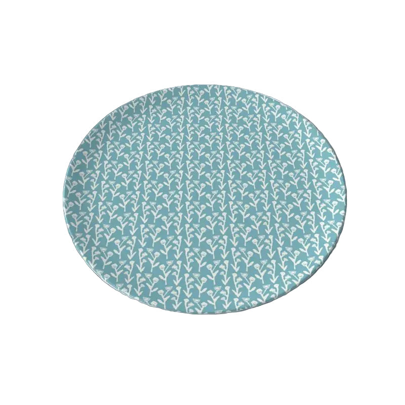 Set of Slate Blue Ivy Manor China Plates (Set of 2, 4 or 8)