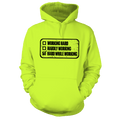 Working Hard - Safety Yellow Hoodie