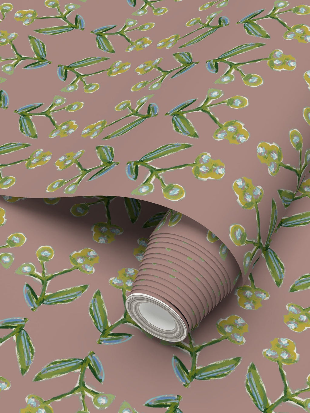 Antonia Wallpaper (Mauve)