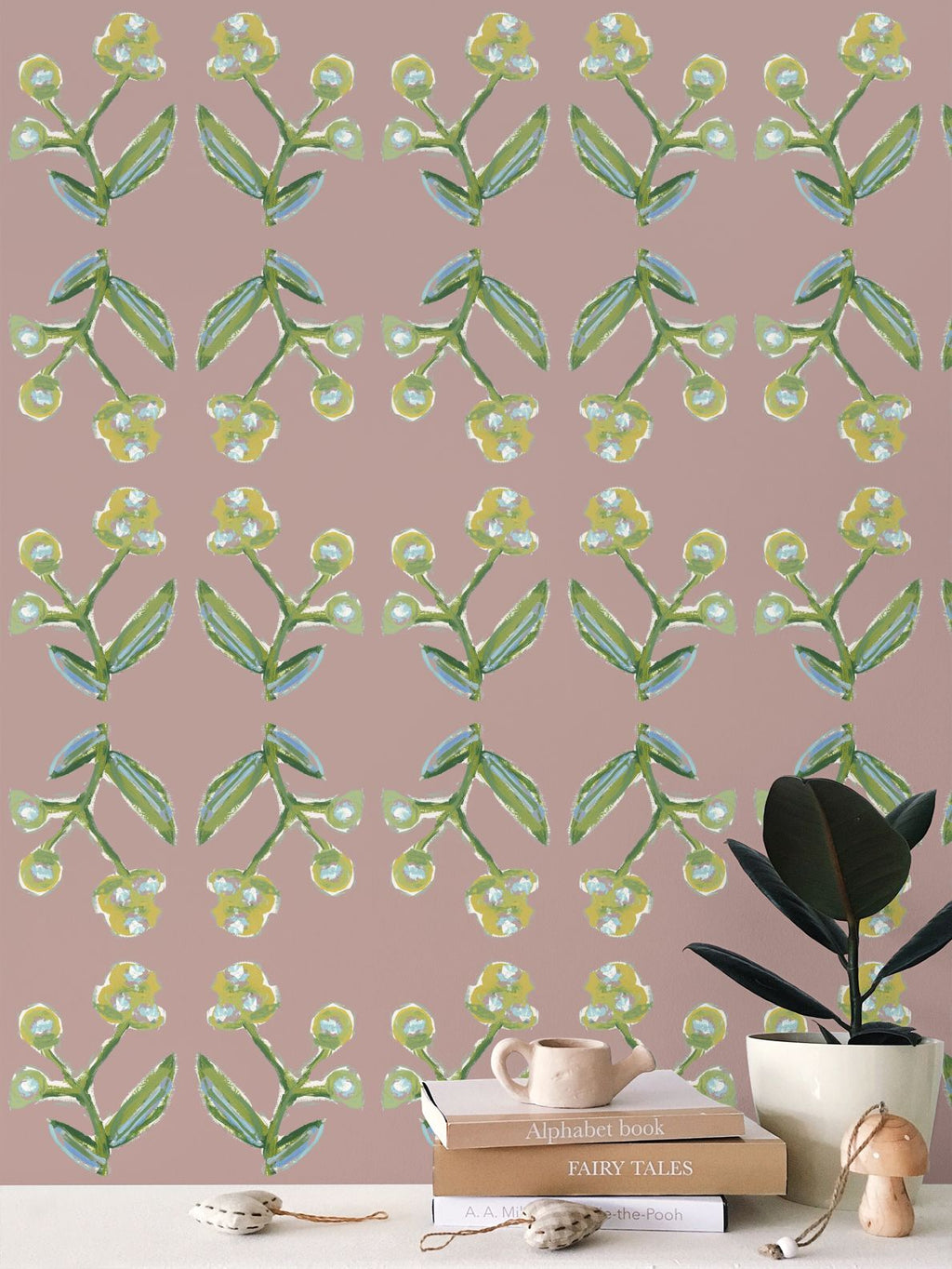 Antonia Wallpaper (Mauve)