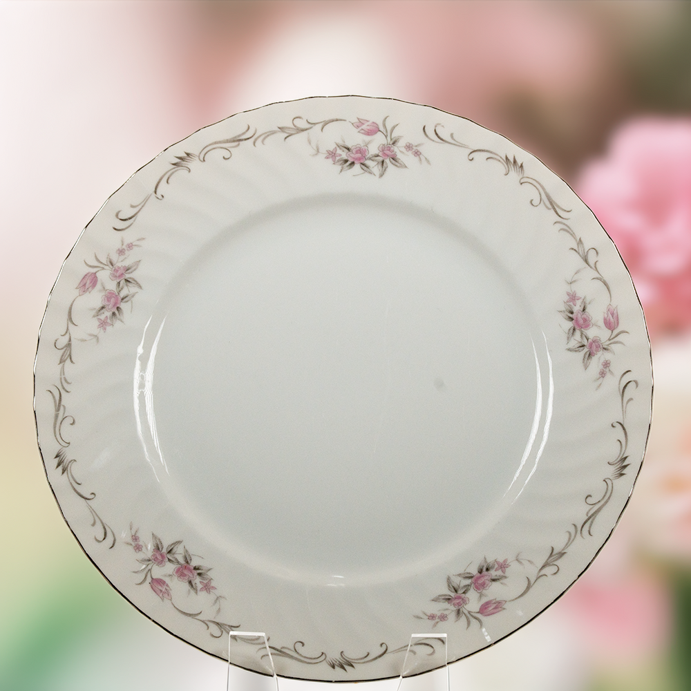 Gold Standard GST1 Dinner Plate – Pink Rosebud Porcelain
