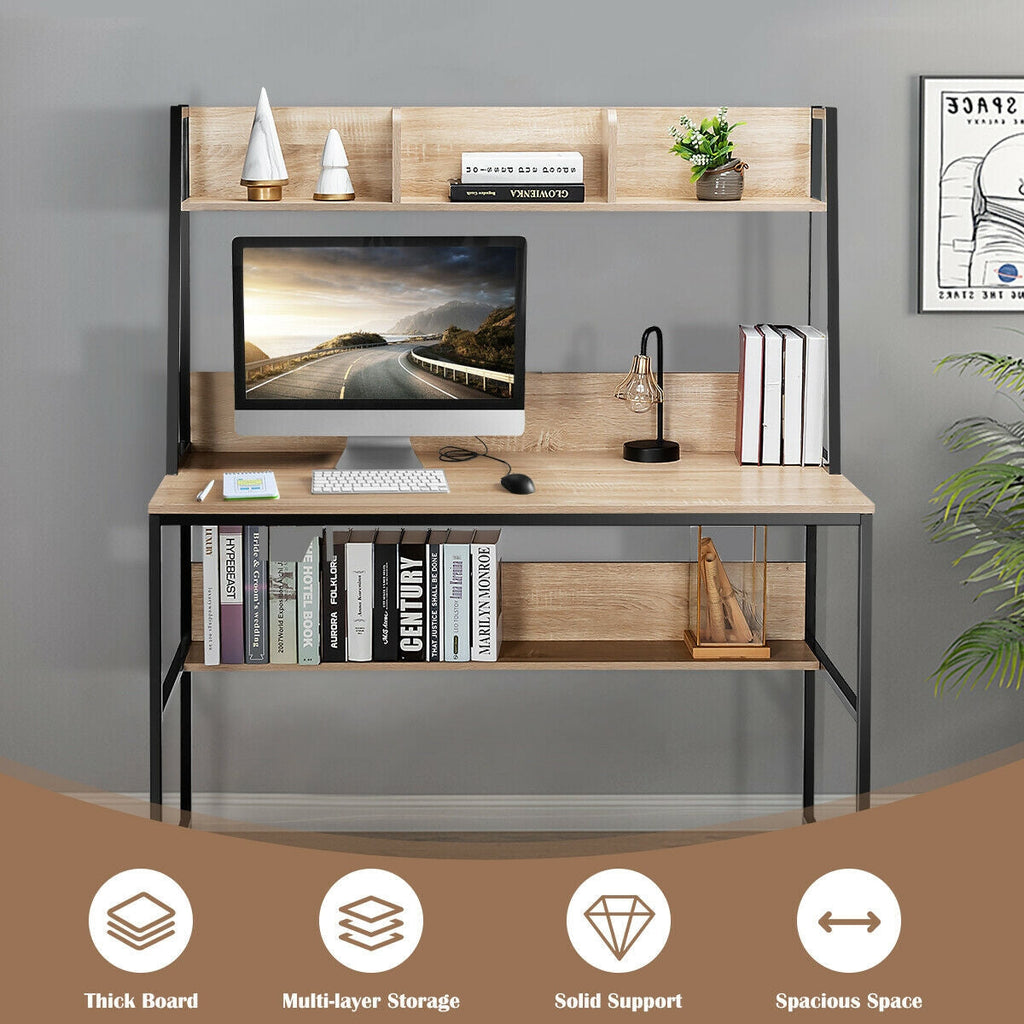 47-Inch Computer Desk Writing Study Table Workstation