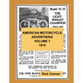 American Motorcycle Advertising Volume 7: 1915 - Paperback