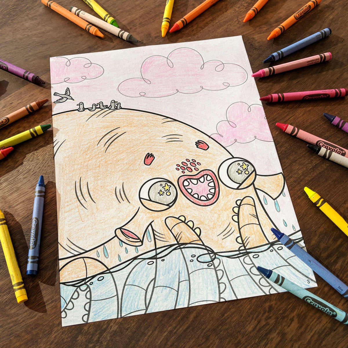 Loch & Sea! Children's Coloring Book