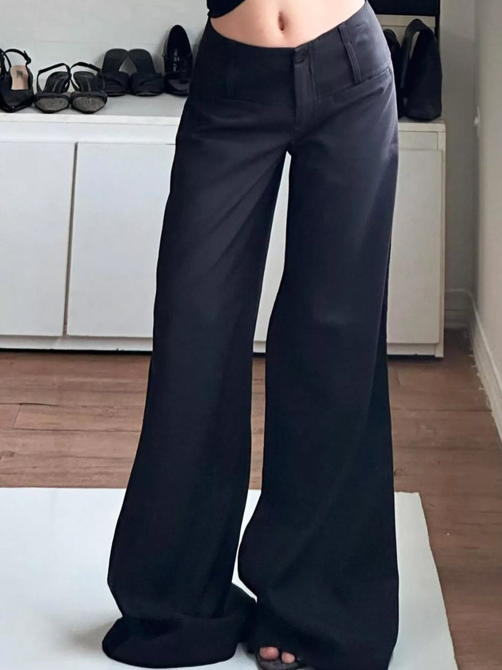 Loose Fit Flare Pants