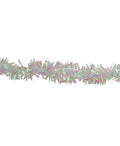 Noy Sukkah, White- Colored Garland 6.5' Long