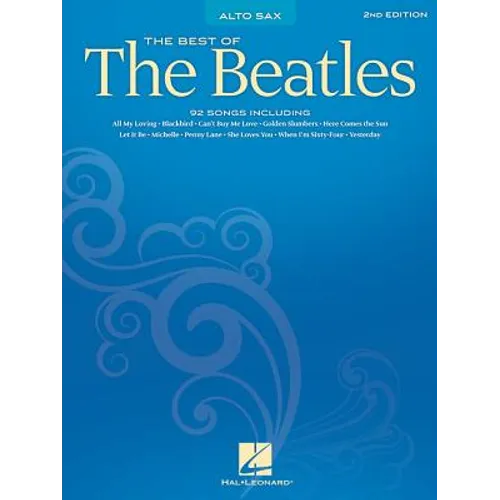 Best of the Beatles: Alto Sax - Paperback