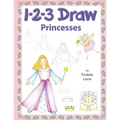 123 Draw Princesses: A step by step drawing guide for young artists - Paperback