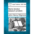 Nemo Tenetur Seipsum Prodere - Paperback
