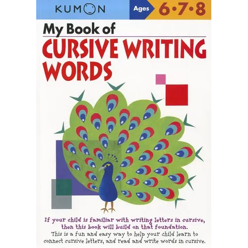 Kumon My Book of Cursive Writing Words - Paperback