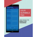 UI/UX Scribble Pad: Grid pages for UI/UX Designers - Paperback