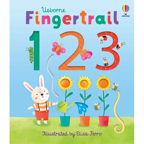 Fingertrail 123: A Kindergarten Readiness Book for Kids - Board Book