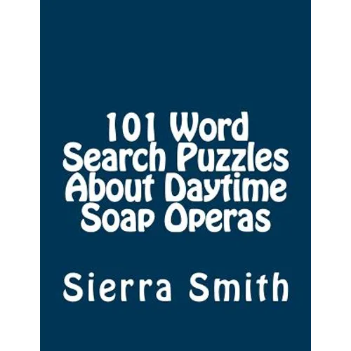 101 Word Search Puzzles About Daytime Soap Operas - Paperback
