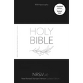 Nrsvue Holy Bible with Apocrypha, Black Hardback, Silver Foiled Cover, Silver Ribbon Marker, British Text, Nrsvue New Revised Standard Version Updated - Hardcover