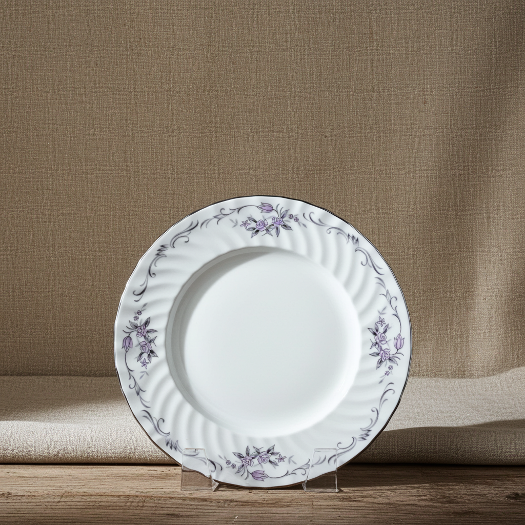Gold Standard GST1 Salad Plate – Pink Rosebud Porcelain