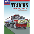 Trucks Coloring Book - Paperback