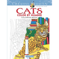Creative Haven Cats Color by Number Coloring Book - Paperback