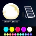 Solar Moon Light with Color Changing Spherical Glow