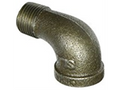 1/2" Black Street Elbow