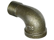 1/2" Black Street Elbow