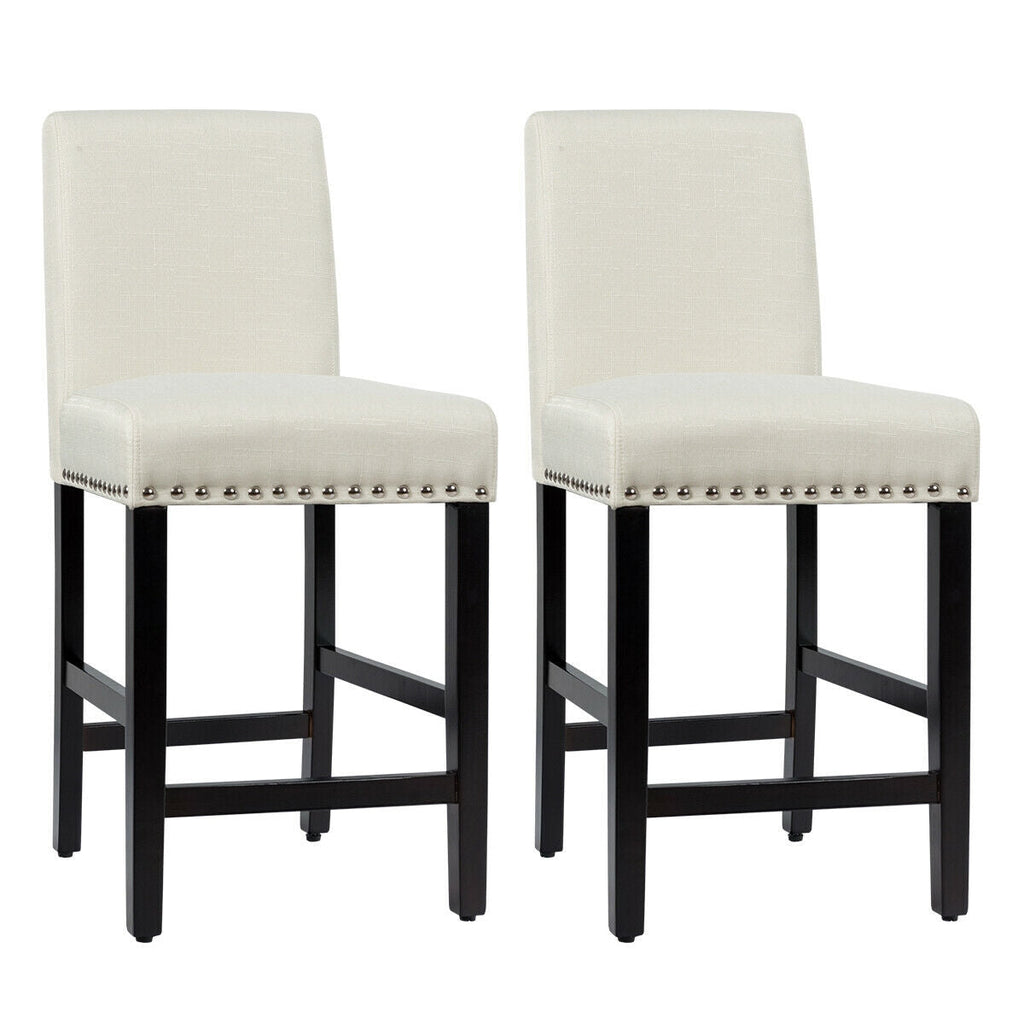 25 Inch Kitchen Chairs w/ Rubber Wood Legs
