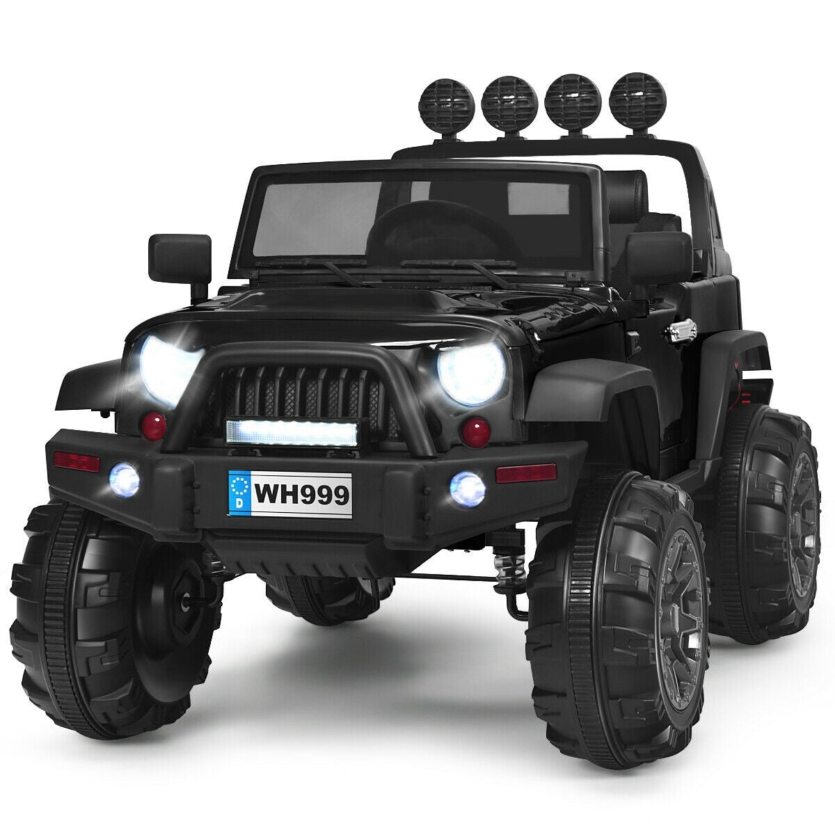12V Kids Ride On Truck with Remote Control and Double Magnetic Door