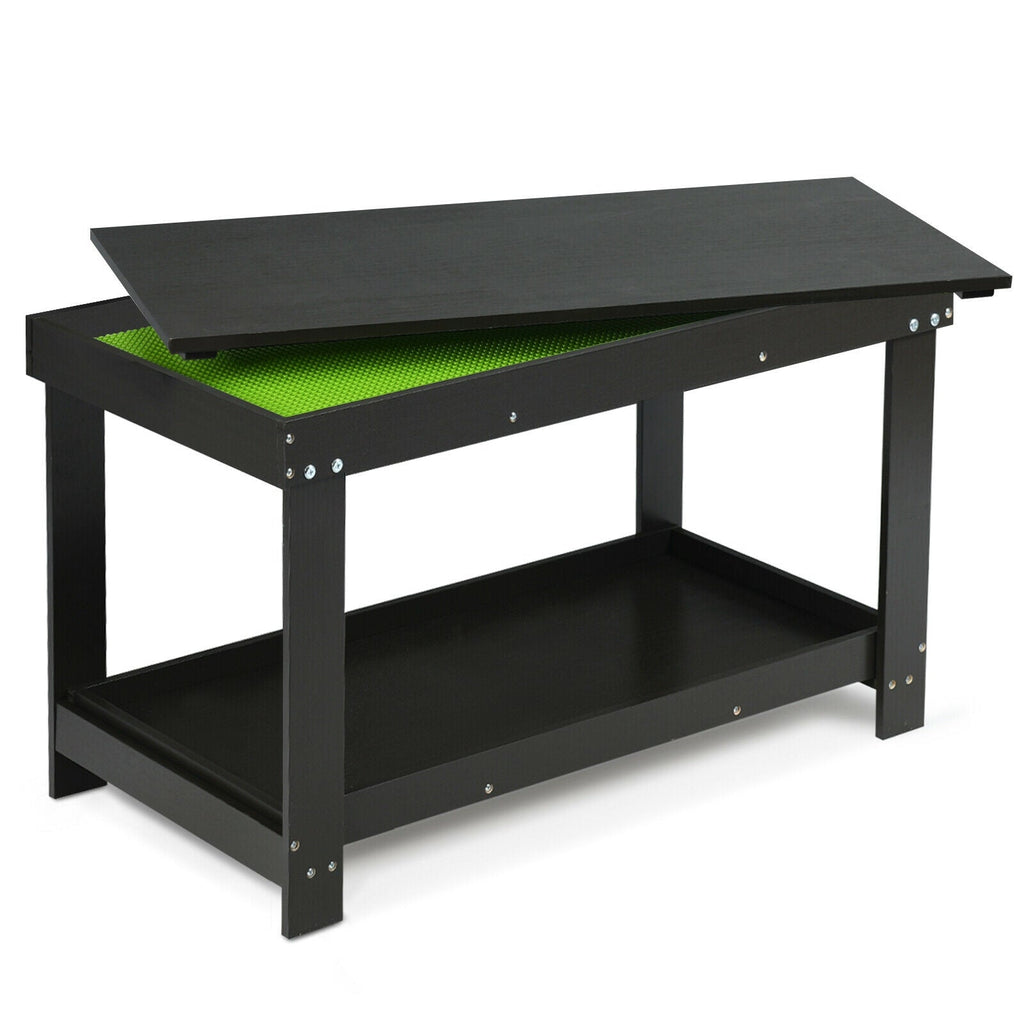 Solid Multifunctional Wood Kids Activity Play Table