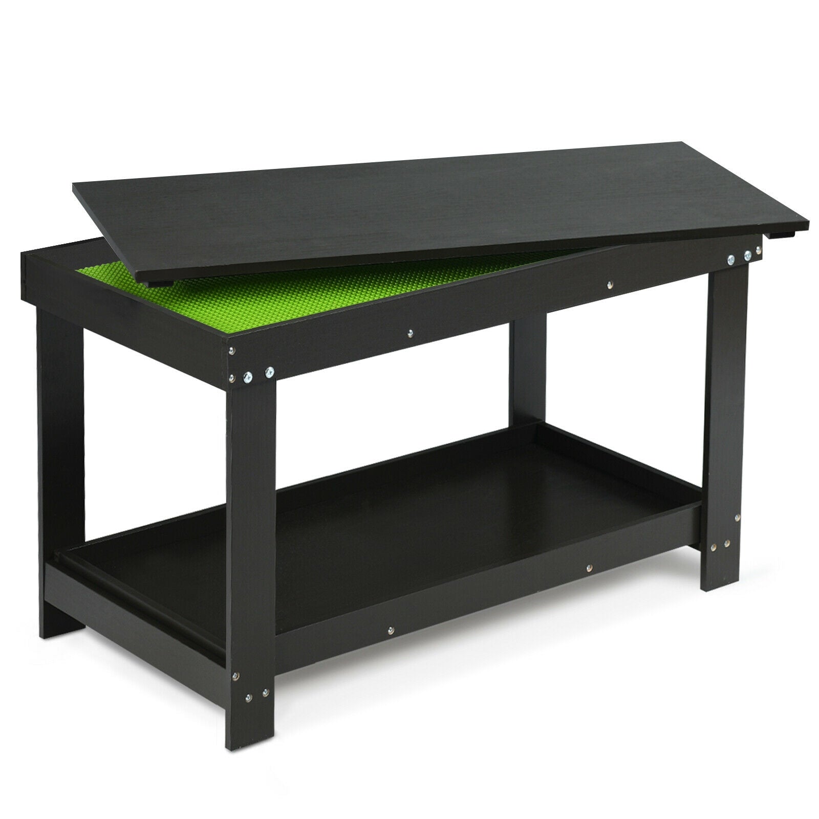 Solid Multifunctional Wood Kids Activity Play Table