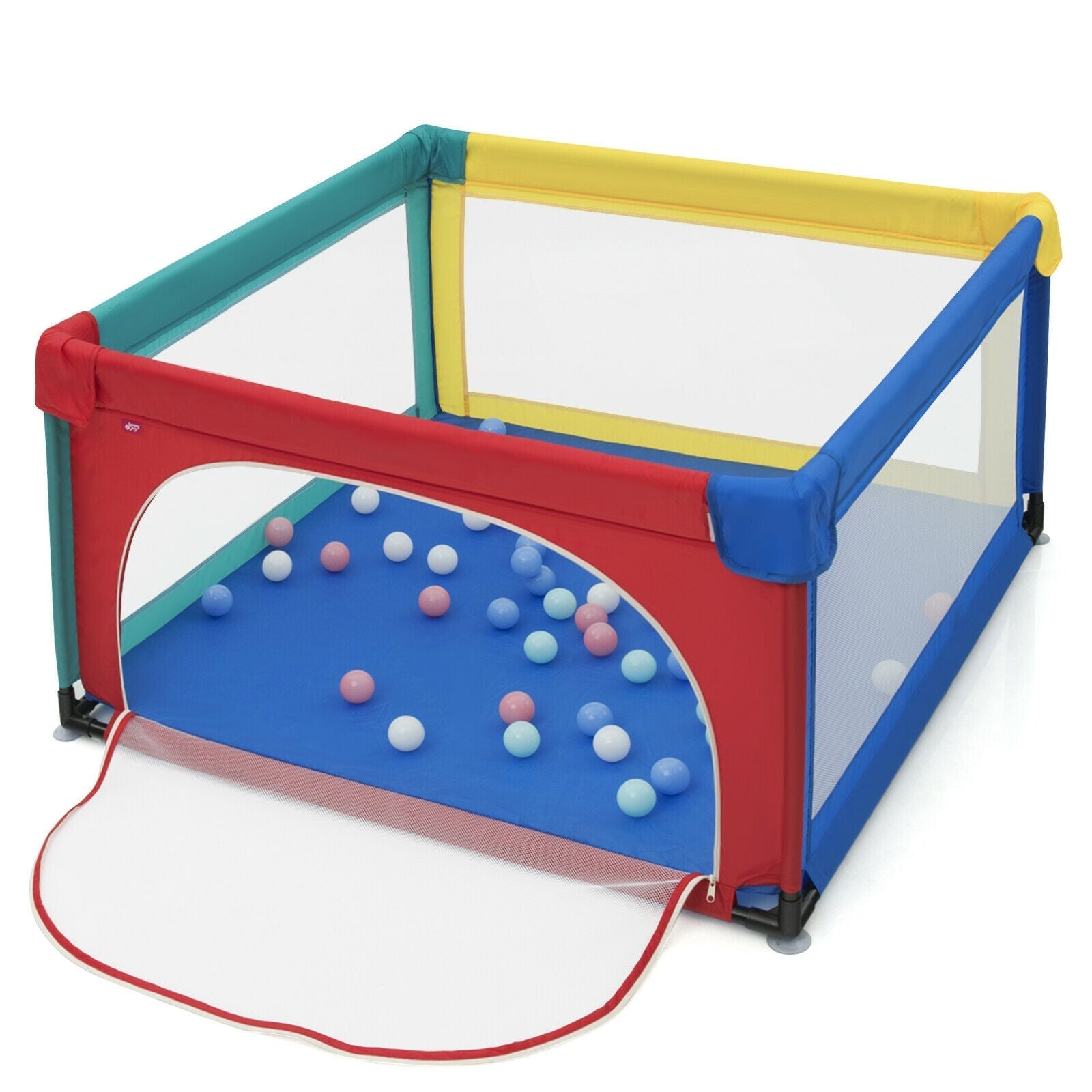 Large Safety Play Center Yard with 50 Balls for Baby Infant