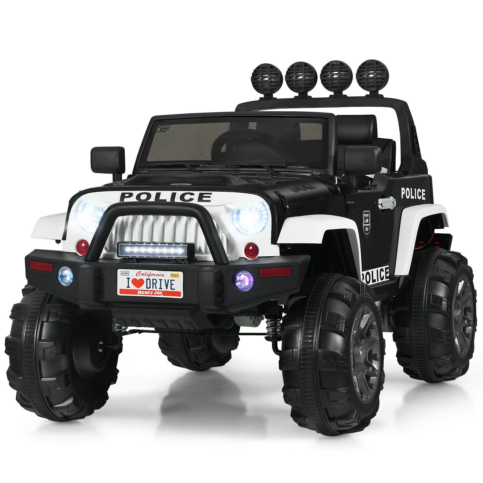 12V Kids Ride On Truck with Remote Control and Double Magnetic Door