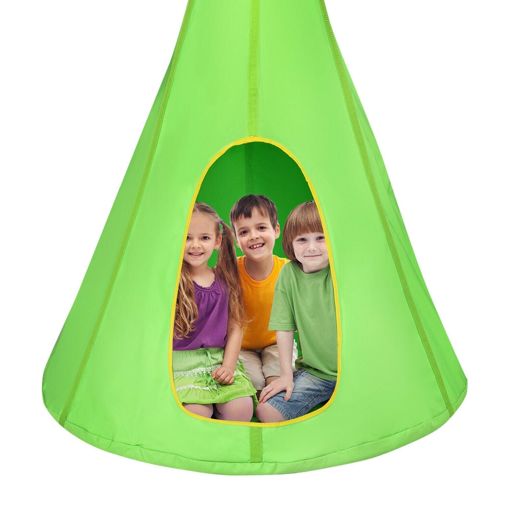 40 Inch Kids Nest Swing Chair Hanging Hammock Seat for Indoor Outdoor